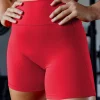 Fusion Ultra High-Rise 6" Short Pockets - Scarlet