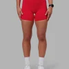 Fusion Ultra High-Rise 6" Short Pockets - Scarlet