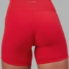 Fusion Ultra High-Rise 6" Short Pockets - Scarlet