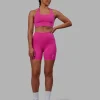 Flux Ultra High-Rise 6" Short Pockets - Fuchsia Pink