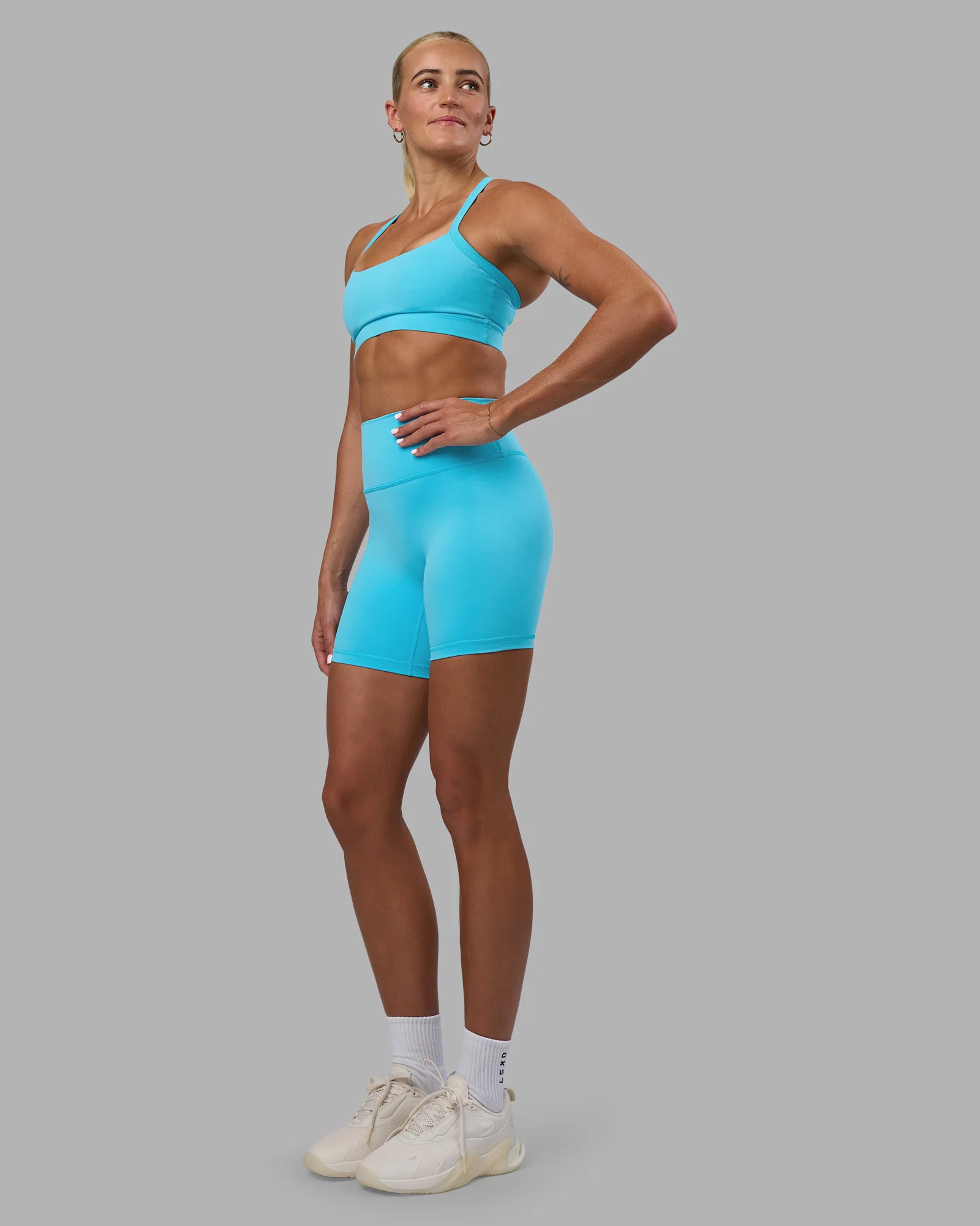 Fusion Ultra High-Rise 6" Short - Blue Atoll