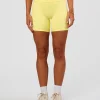 Fusion V-Contour Ultra High-Rise 6" Short Pockets - Yellow Fizz