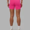 Fusion High-Rise 6" Short Pockets - Ultra Pink