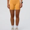 Fusion Ultra High-Rise 6" Short Pockets - Warm Apricot