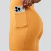 Fusion Ultra High-Rise 6" Short Pockets - Warm Apricot