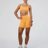 Fusion Ultra High-Rise 6" Short Pockets - Warm Apricot