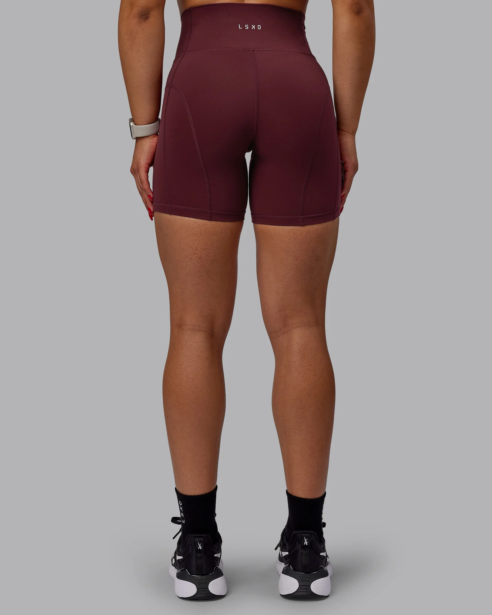 10982-bend-ultra-high-rise-6-short-dark-cherry-3.webp Bend Ultra High-Rise 6" Short - Dark Cherry