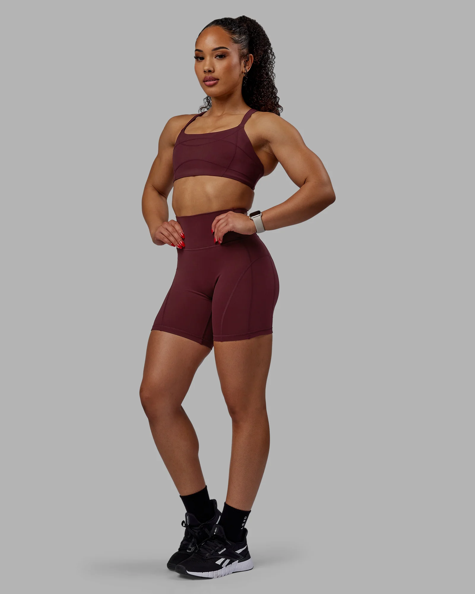 10982-bend-ultra-high-rise-6-short-dark-cherry-5.webp Bend Ultra High-Rise 6" Short - Dark Cherry