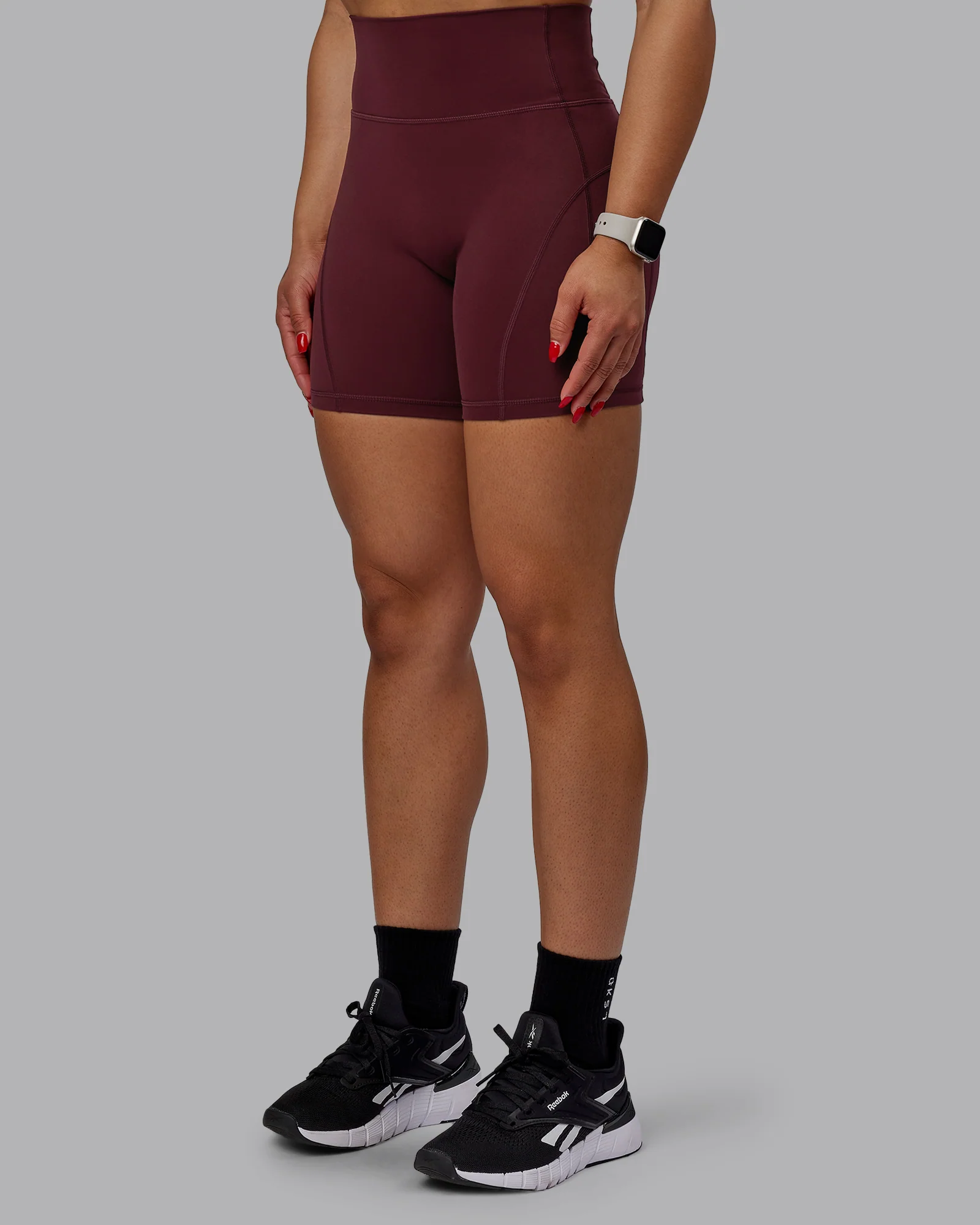 10982-bend-ultra-high-rise-6-short-dark-cherry-6.webp Bend Ultra High-Rise 6" Short - Dark Cherry
