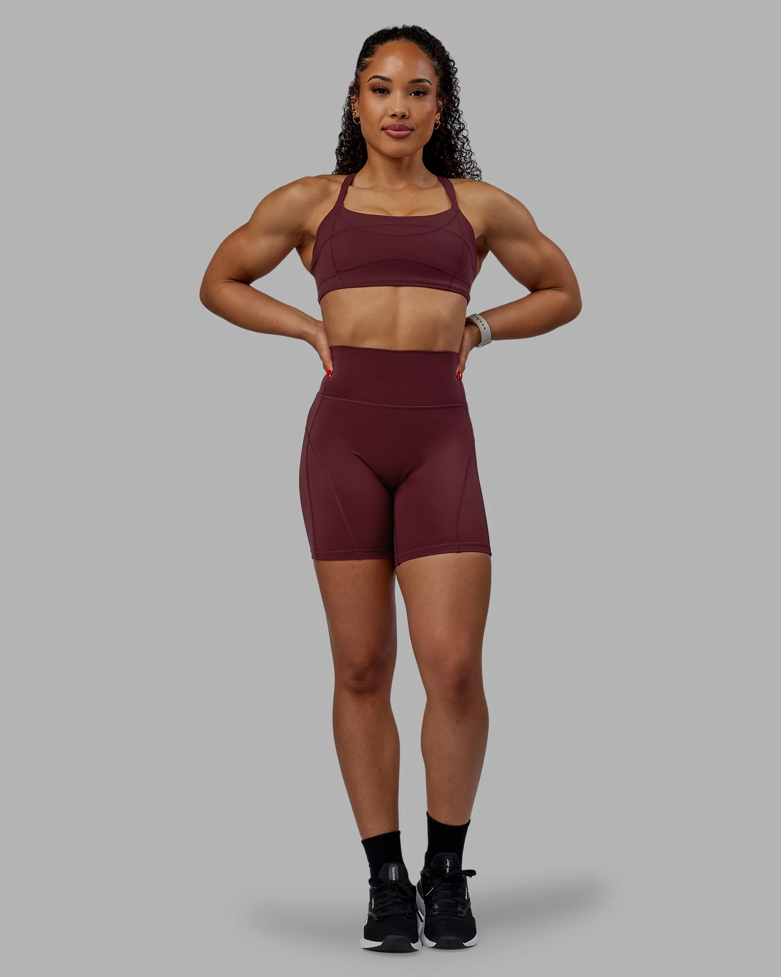 10982-bend-ultra-high-rise-6-short-dark-cherry-7.webp Bend Ultra High-Rise 6" Short - Dark Cherry