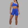Fusion High-Rise 6" Short Pockets - Power Cobalt