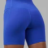Fusion High-Rise 6" Short Pockets - Power Cobalt