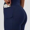 Fusion V-Contour Ultra High-Rise 6" Short Pockets - Future Navy
