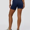 Fusion V-Contour Ultra High-Rise 6" Short Pockets - Future Navy