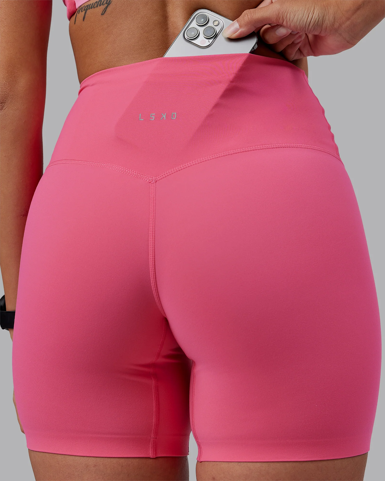 11194-elixir-high-rise-6-short-hot-pink-7.webp Elixir High-Rise 6" Short - Hot Pink