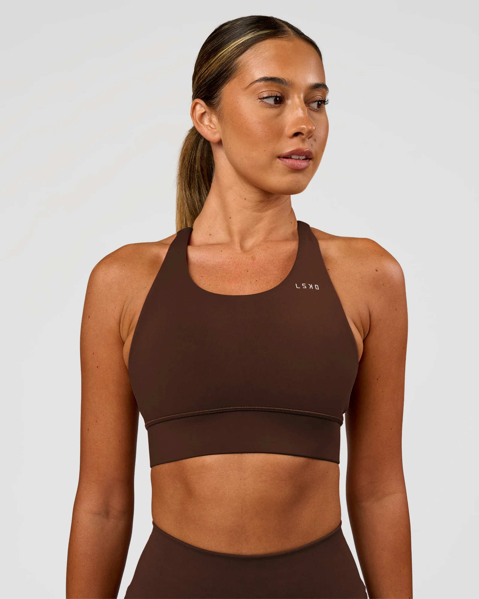 Accelerate Sports Bra - Hot Chocolate