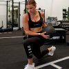 Rep Ultra High-Rise 7/8 Legging Pockets - Black-White