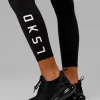 Rep Ultra High-Rise 7/8 Legging Pockets - Black-White