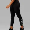 Rep Ultra High-Rise 7/8 Legging Pockets - Black-White