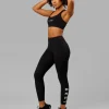 Rep Ultra High-Rise 7/8 Legging Pockets - Black-White