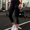 Rep Ultra High-Rise 7/8 Legging Pockets - Black-White