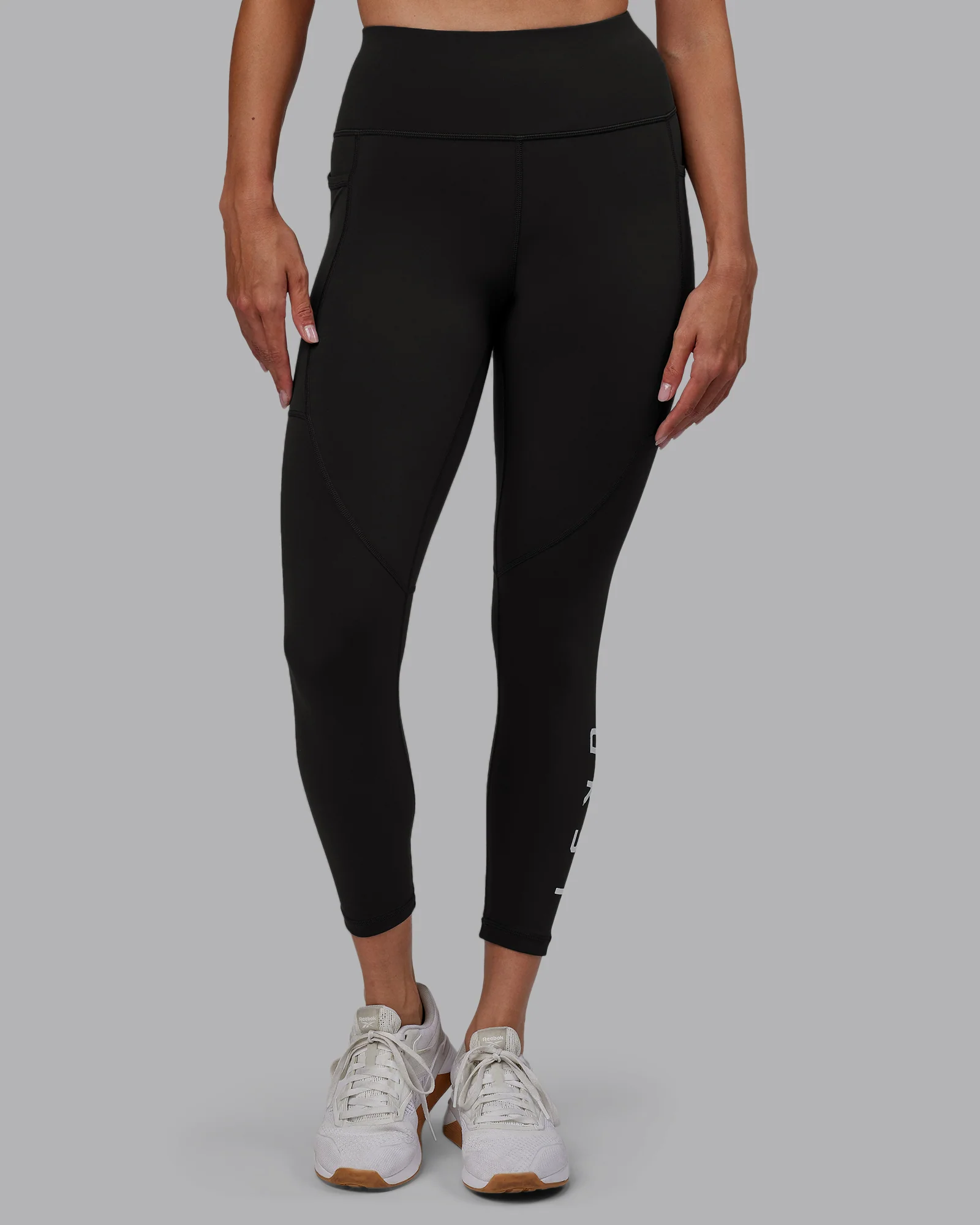 Rep Ultra High-Rise 7/8 Legging Pockets - Pirate Black-White