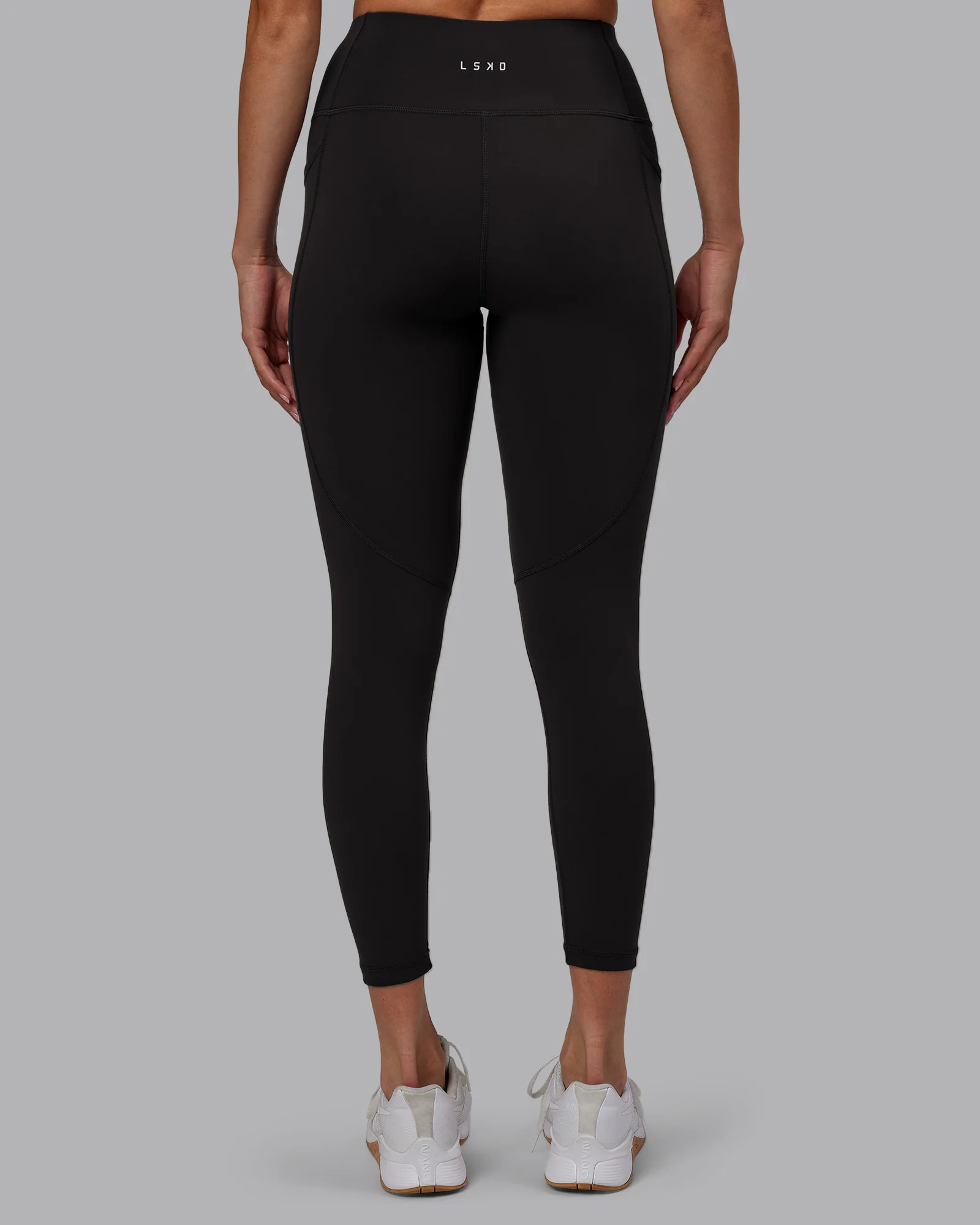 Rep Ultra High-Rise 7/8 Legging Pockets - Pirate Black-White