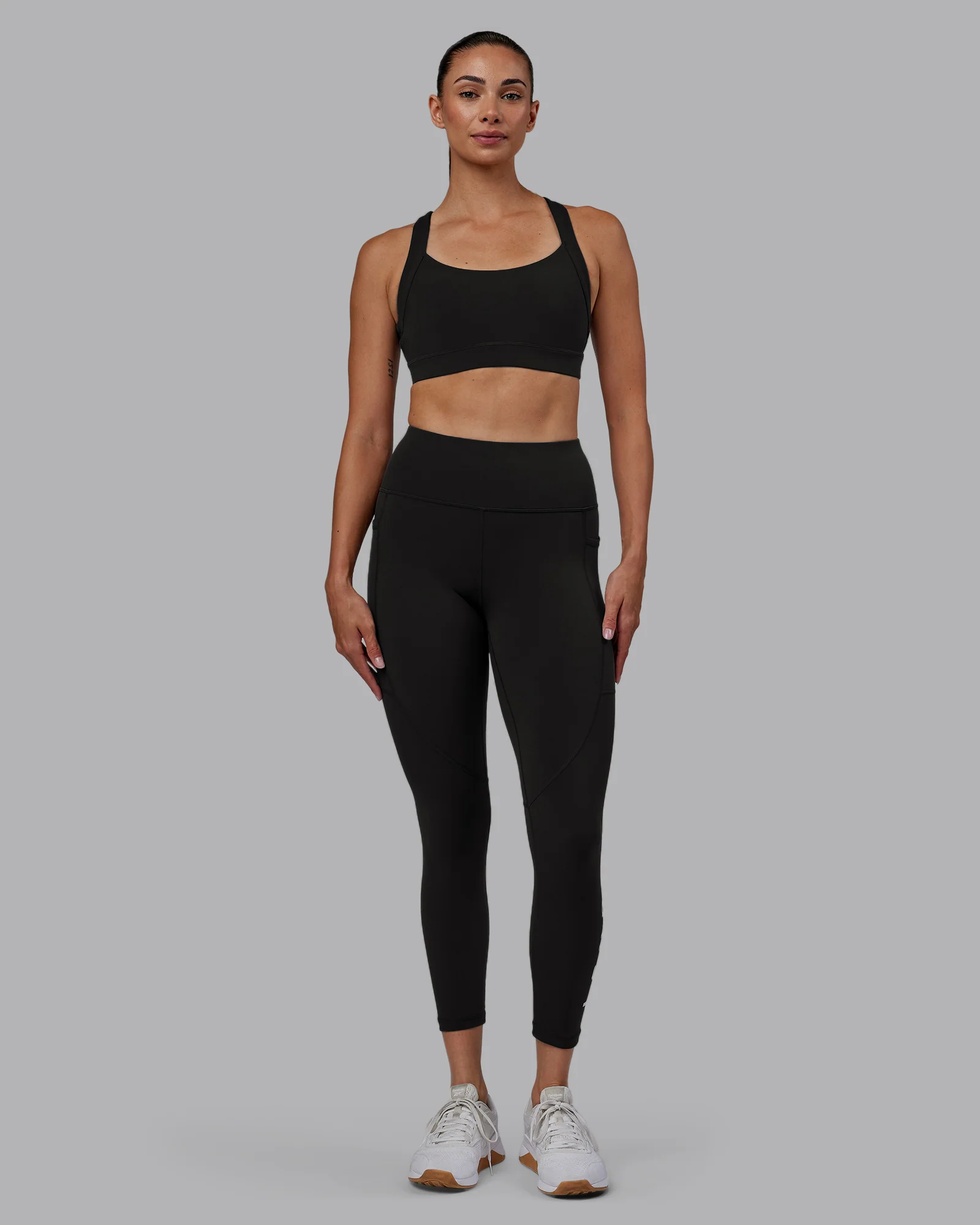 Rep Ultra High-Rise 7/8 Legging Pockets - Pirate Black-White