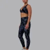 Fusion Ultra High-Rise 7/8 Legging Pockets - Tie Dye-Midnight