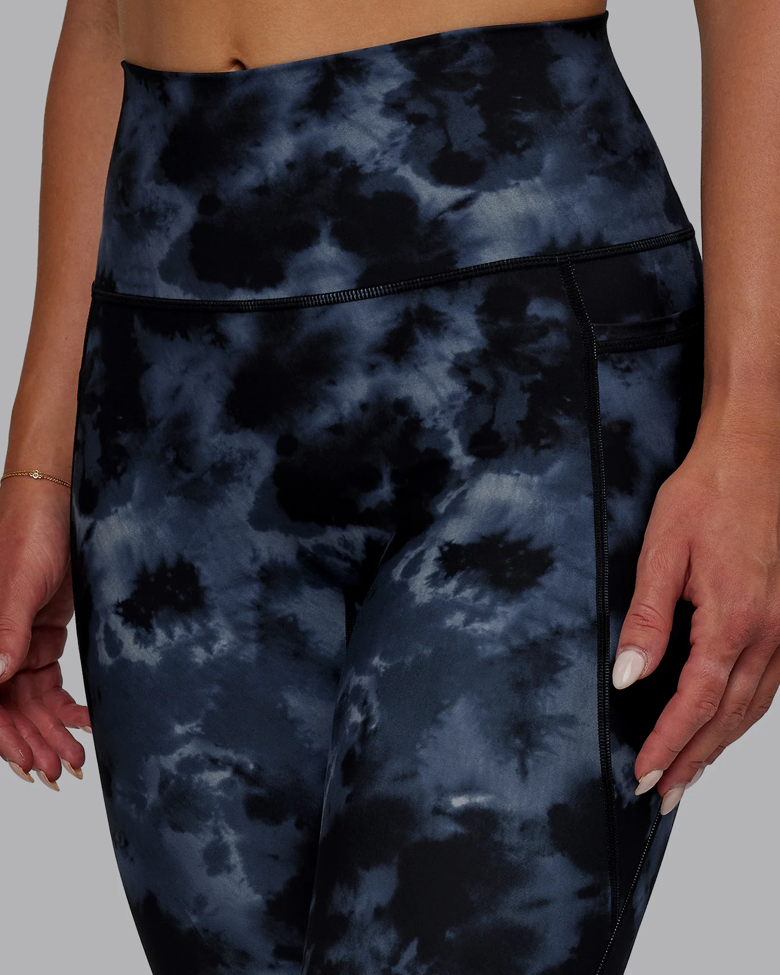 Fusion Ultra High-Rise 7/8 Legging Pockets - Tie Dye-Midnight