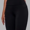 Rep Ultra High-Rise 7/8 Legging Pockets - Black-Retro Blue