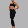 Rep Ultra High-Rise 7/8 Legging Pockets - Black-Retro Blue