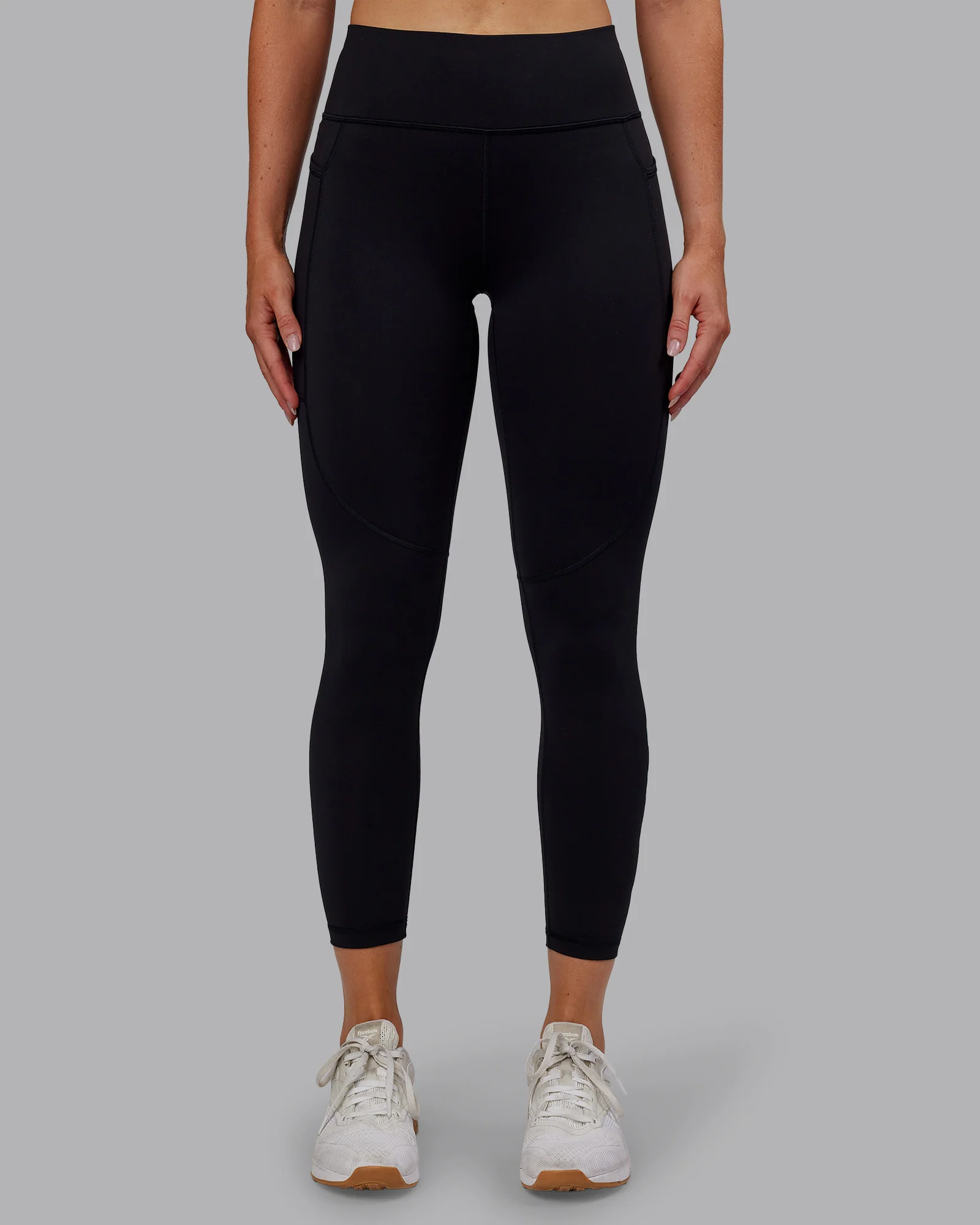 Rep Ultra High-Rise 7/8 Legging Pockets - Black-Retro Blue