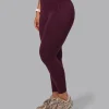 Elixir Ultra High-Rise 7/8 Legging Pockets - Cherry Lacquer