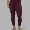 Elixir Ultra High-Rise 7/8 Legging Pockets - Cherry Lacquer