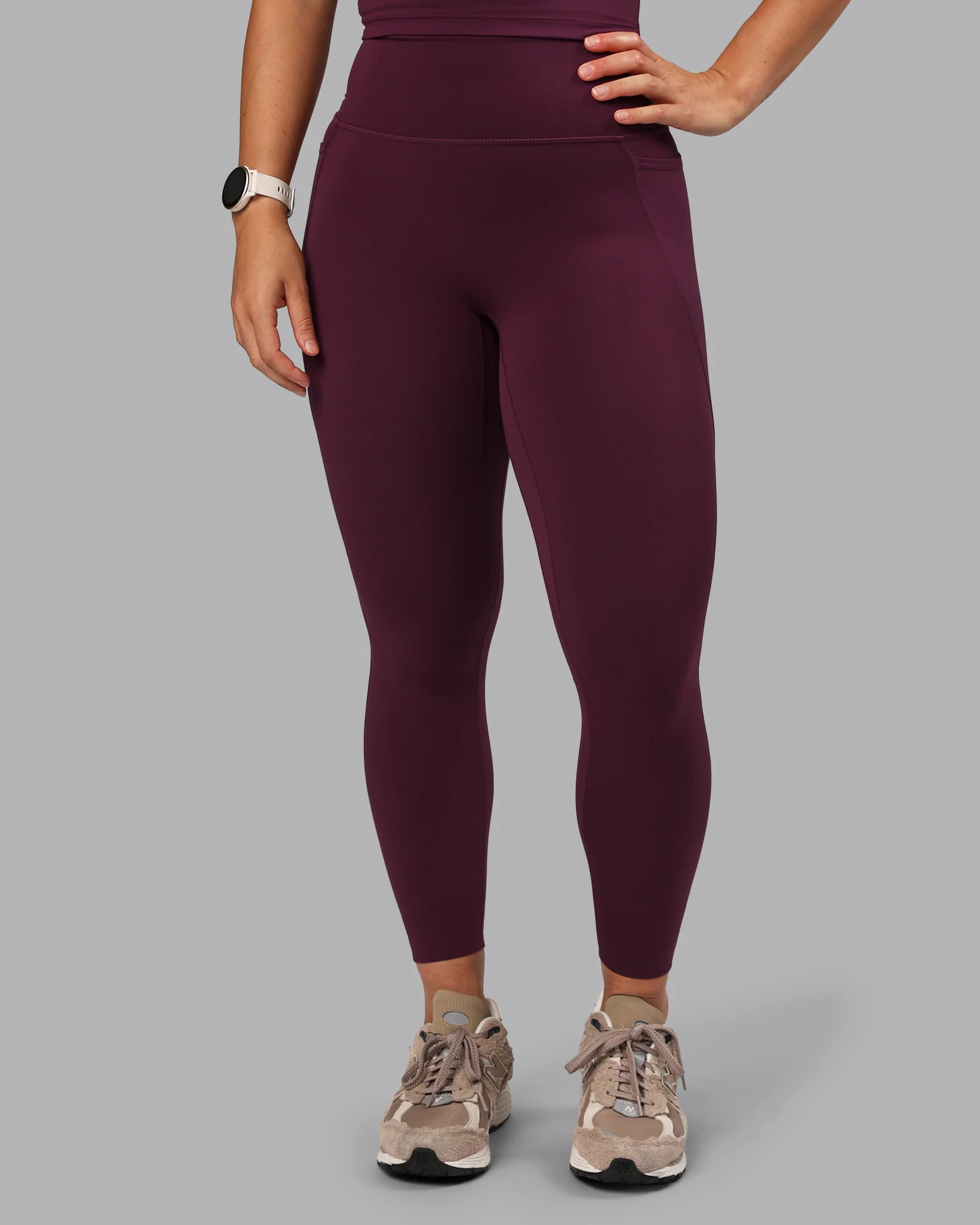 Elixir Ultra High-Rise 7/8 Legging Pockets - Cherry Lacquer