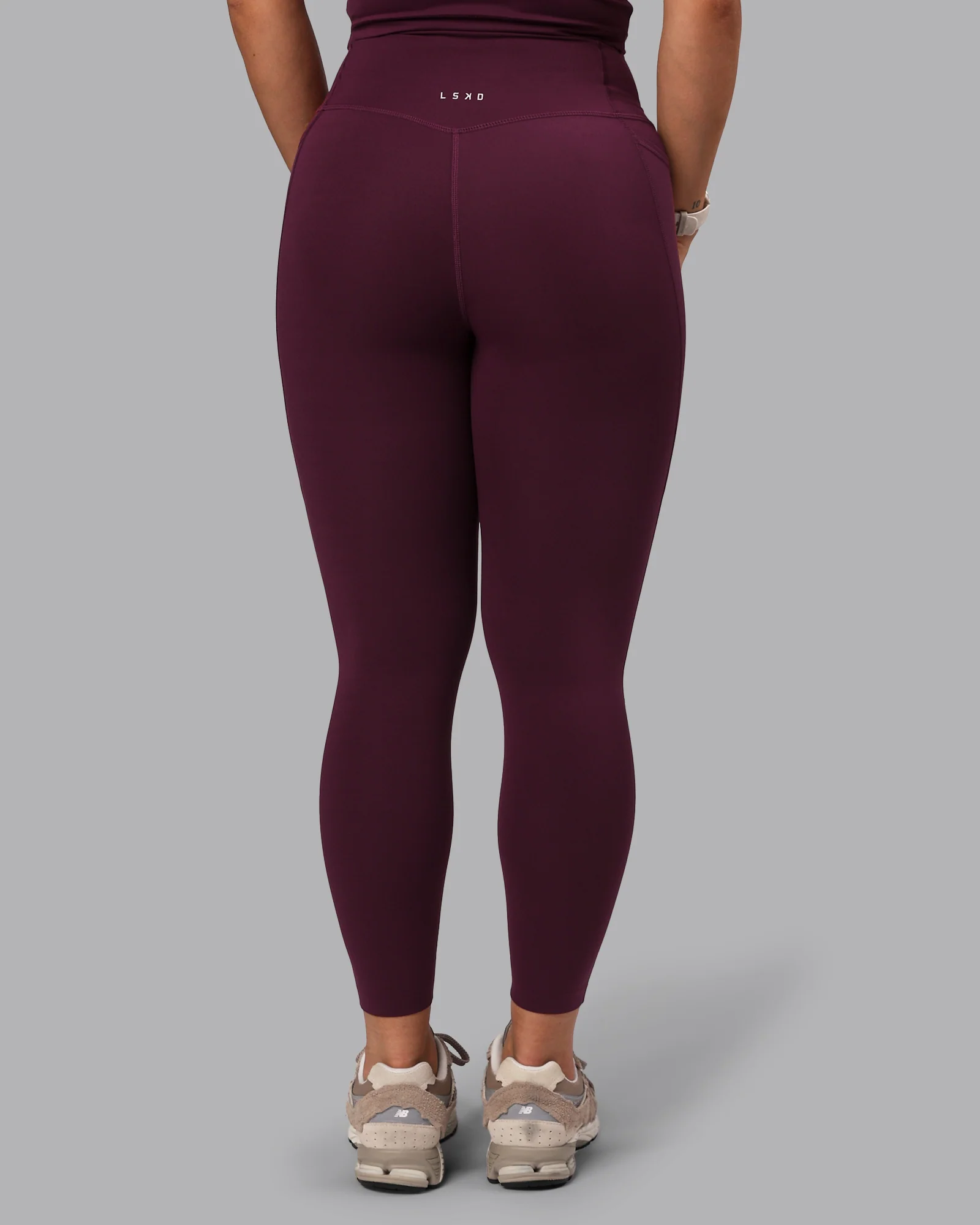 Elixir Ultra High-Rise 7/8 Legging Pockets - Cherry Lacquer