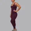 Elixir Ultra High-Rise 7/8 Legging Pockets - Cherry Lacquer