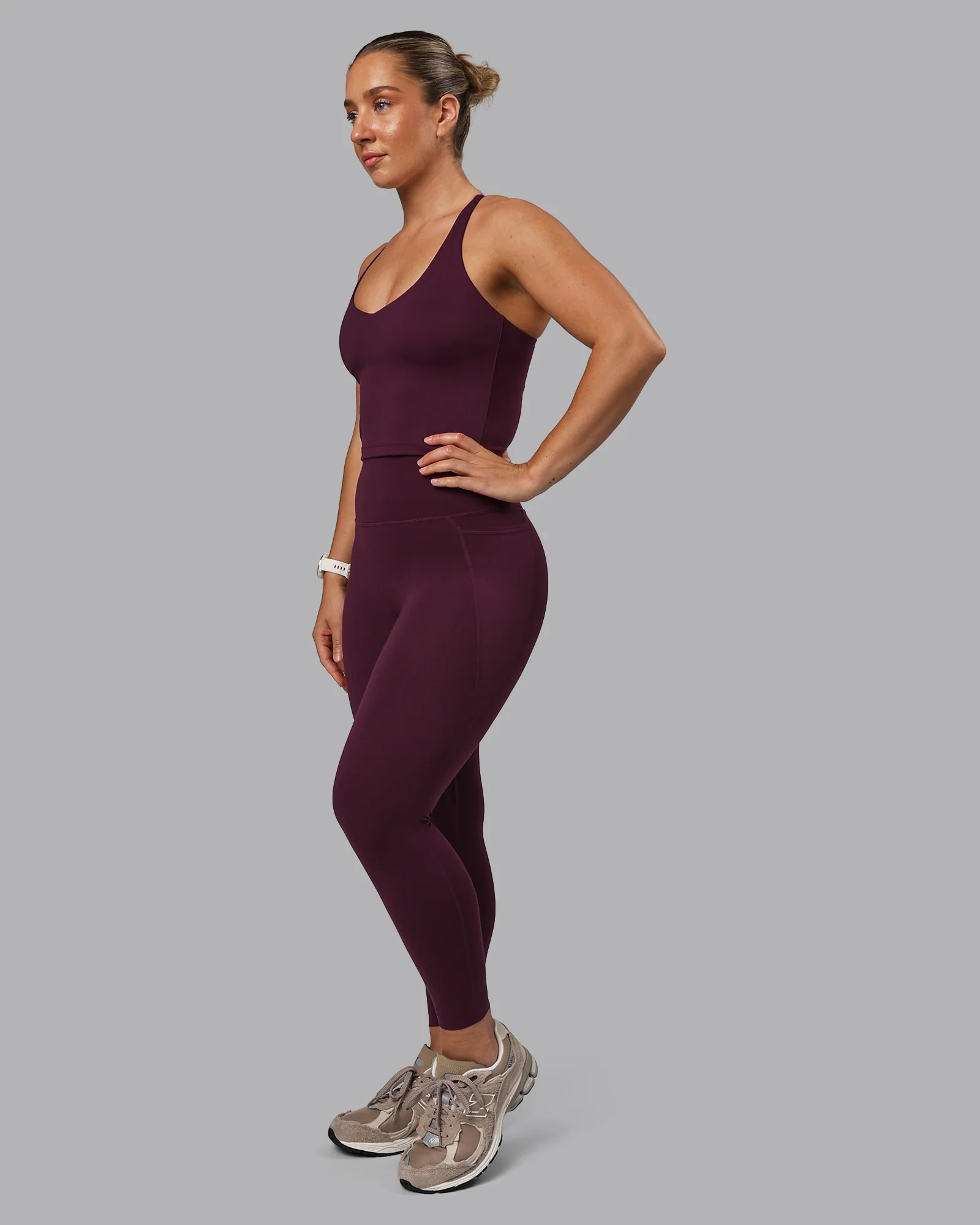 Elixir Ultra High-Rise 7/8 Legging Pockets - Cherry Lacquer