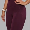 Elixir Ultra High-Rise 7/8 Legging Pockets - Cherry Lacquer