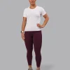 Elixir Ultra High-Rise 7/8 Legging Pockets - Cherry Lacquer