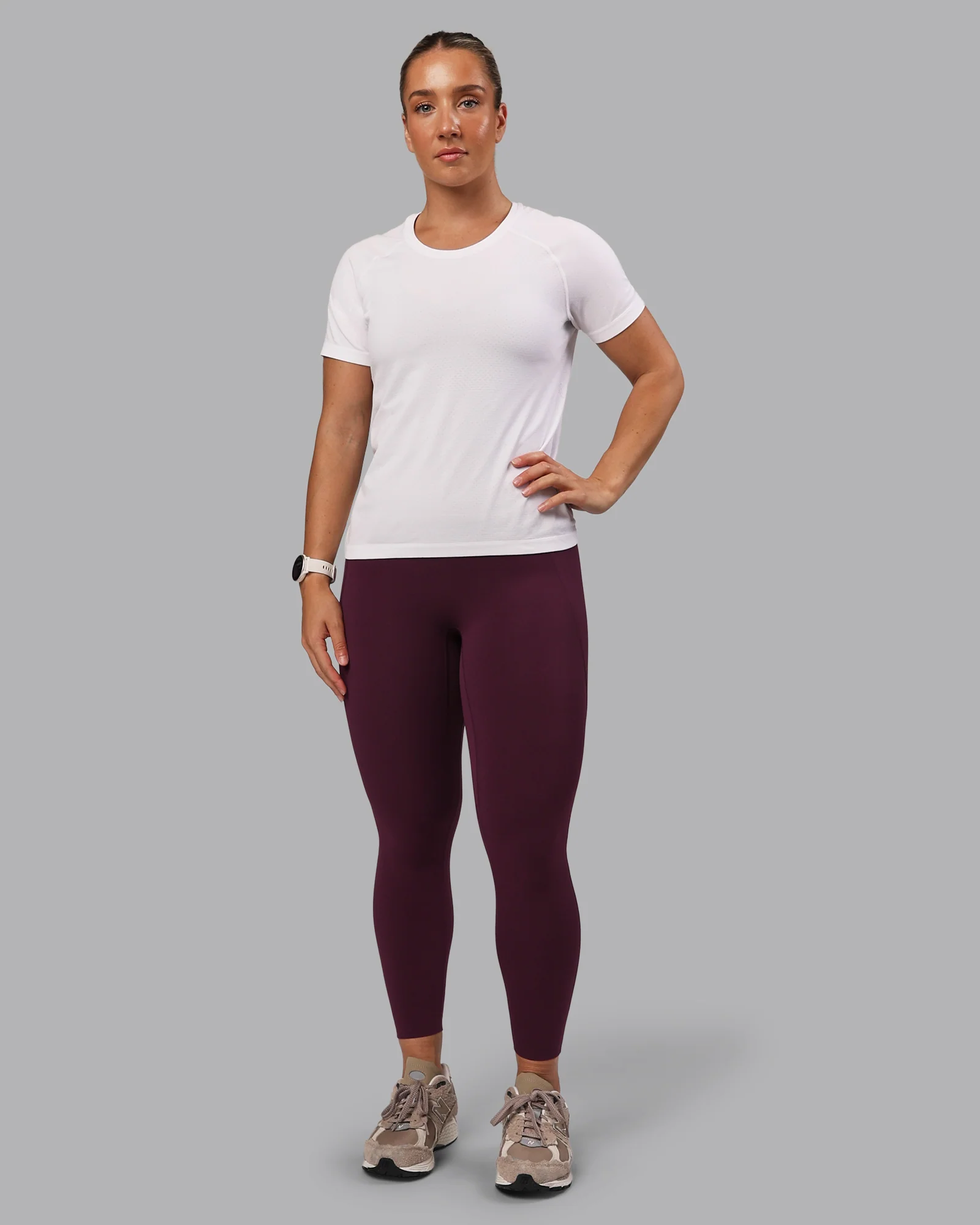 Elixir Ultra High-Rise 7/8 Legging Pockets - Cherry Lacquer