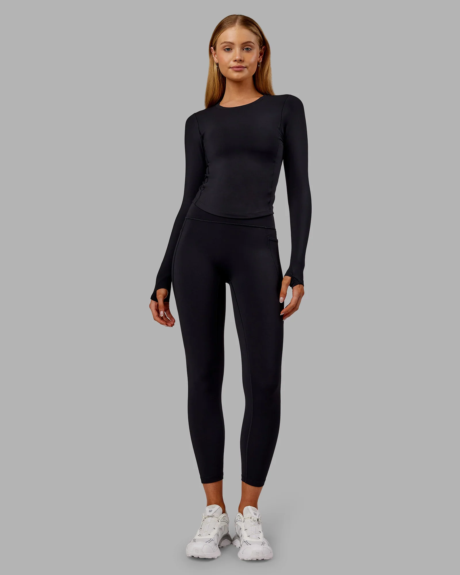 Fusion Thermal Ultra High-Rise 7/8 Legging Pockets - Black