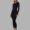Fusion Thermal Ultra High-Rise 7/8 Legging Pockets - Black