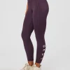 Rep Ultra High-Rise 7/8 Legging Pockets - Midnight Plum-Marshmallow