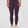 Rep Ultra High-Rise 7/8 Legging Pockets - Midnight Plum-Marshmallow