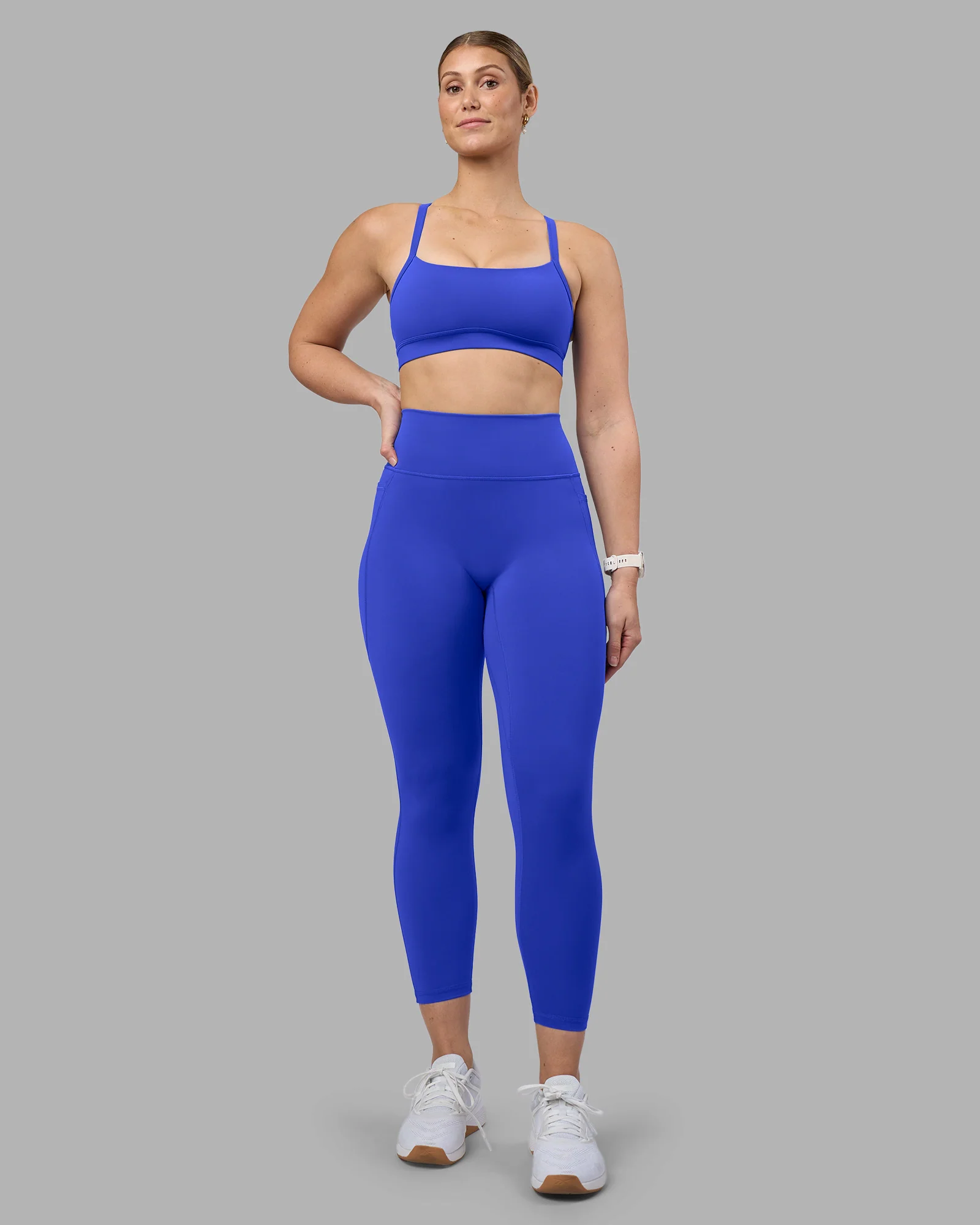 Fusion Ultra High-Rise 7/8 Legging Pockets - Power Cobalt