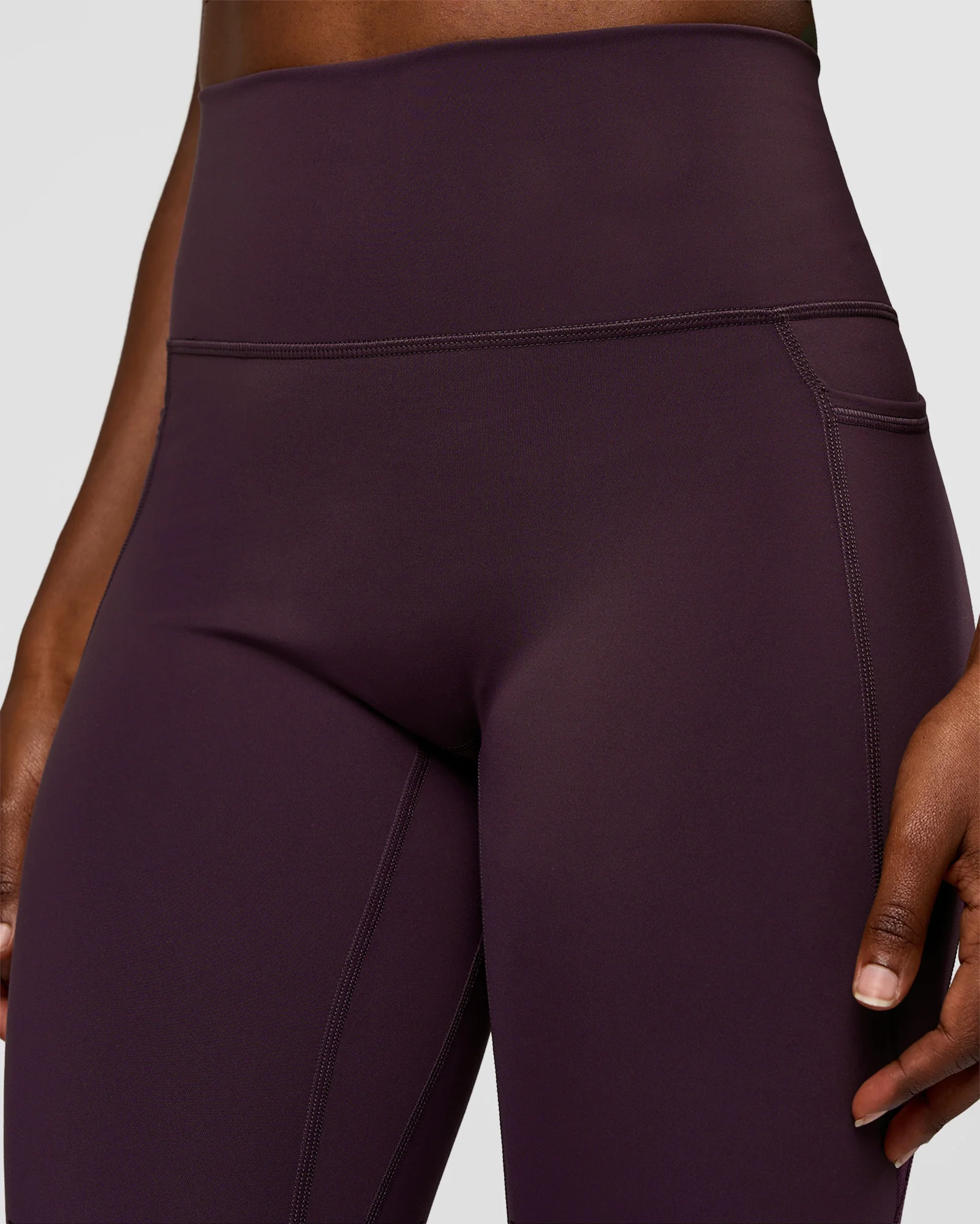 Fusion Ultra High-Rise 7/8 Legging Pockets - Midnight Plum