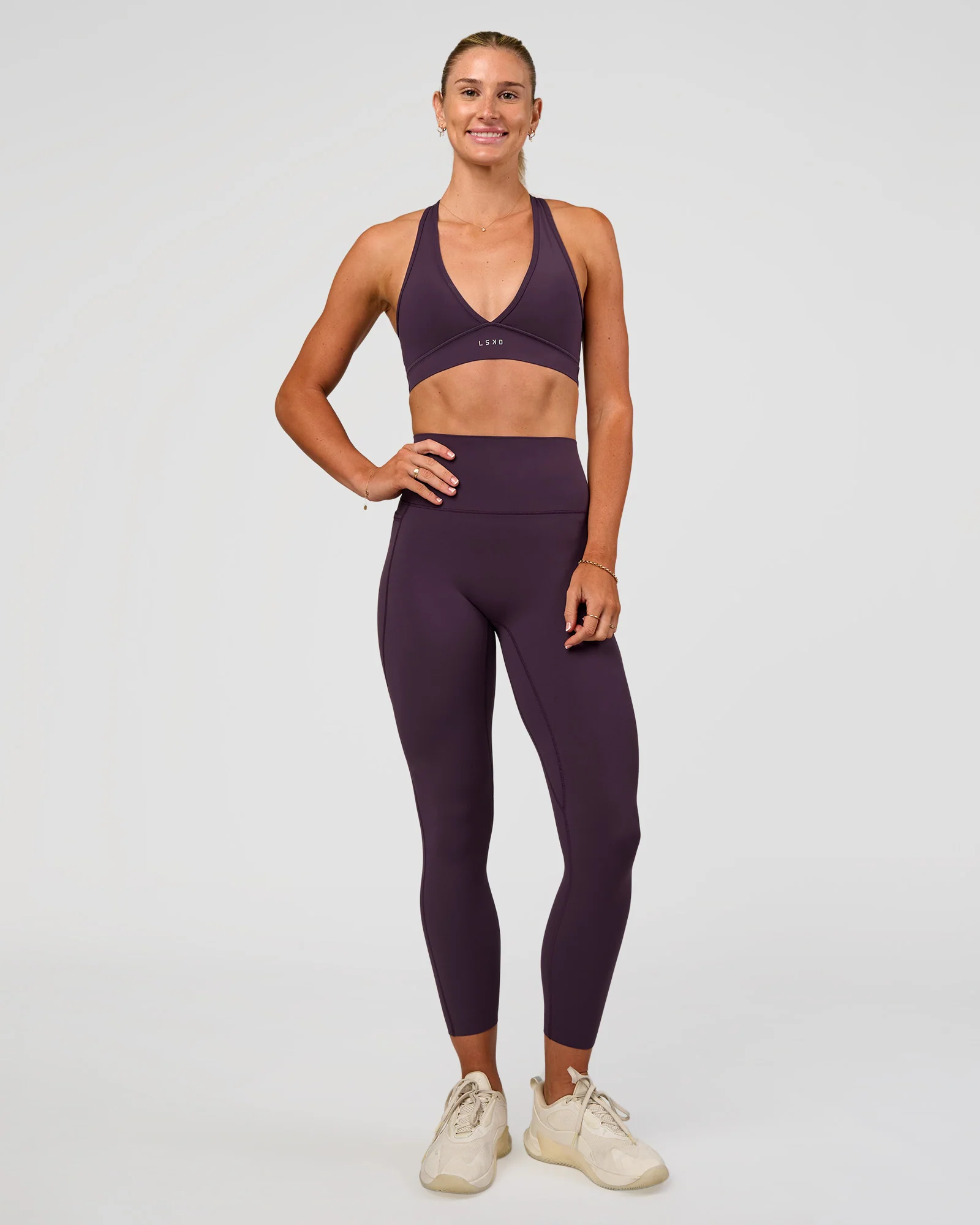 Elixir Ultra High-Rise 7/8 Legging Pockets - Midnight Plum