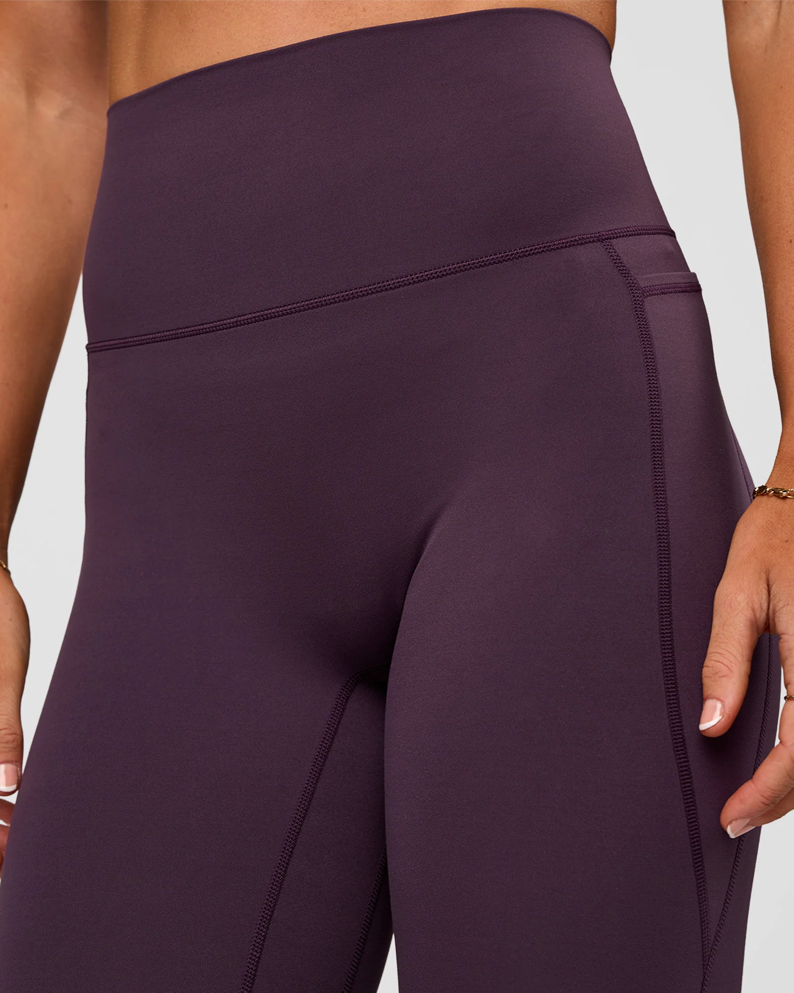 Elixir Ultra High-Rise 7/8 Legging Pockets - Midnight Plum